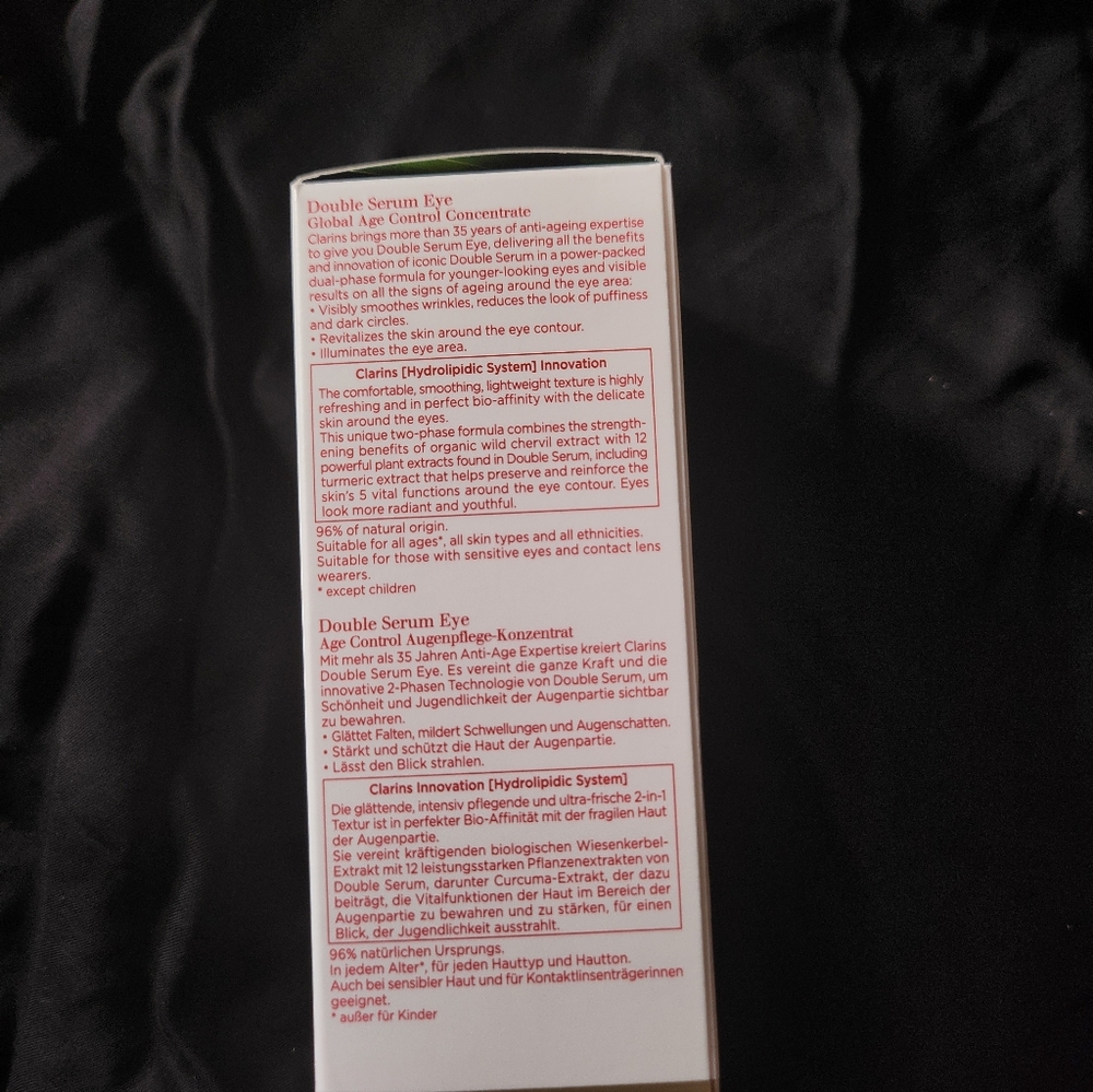 Brand New Clarins Double Eye Serum 20ml - Picture 5 of 7